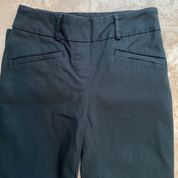 Reitmans Iconic Slim Leg Dark Green Dress Pant Sz 0P - Picture 2 of 7